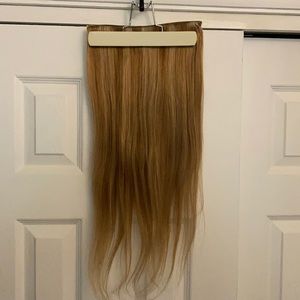 Remi halo hair extension blonde ash and light